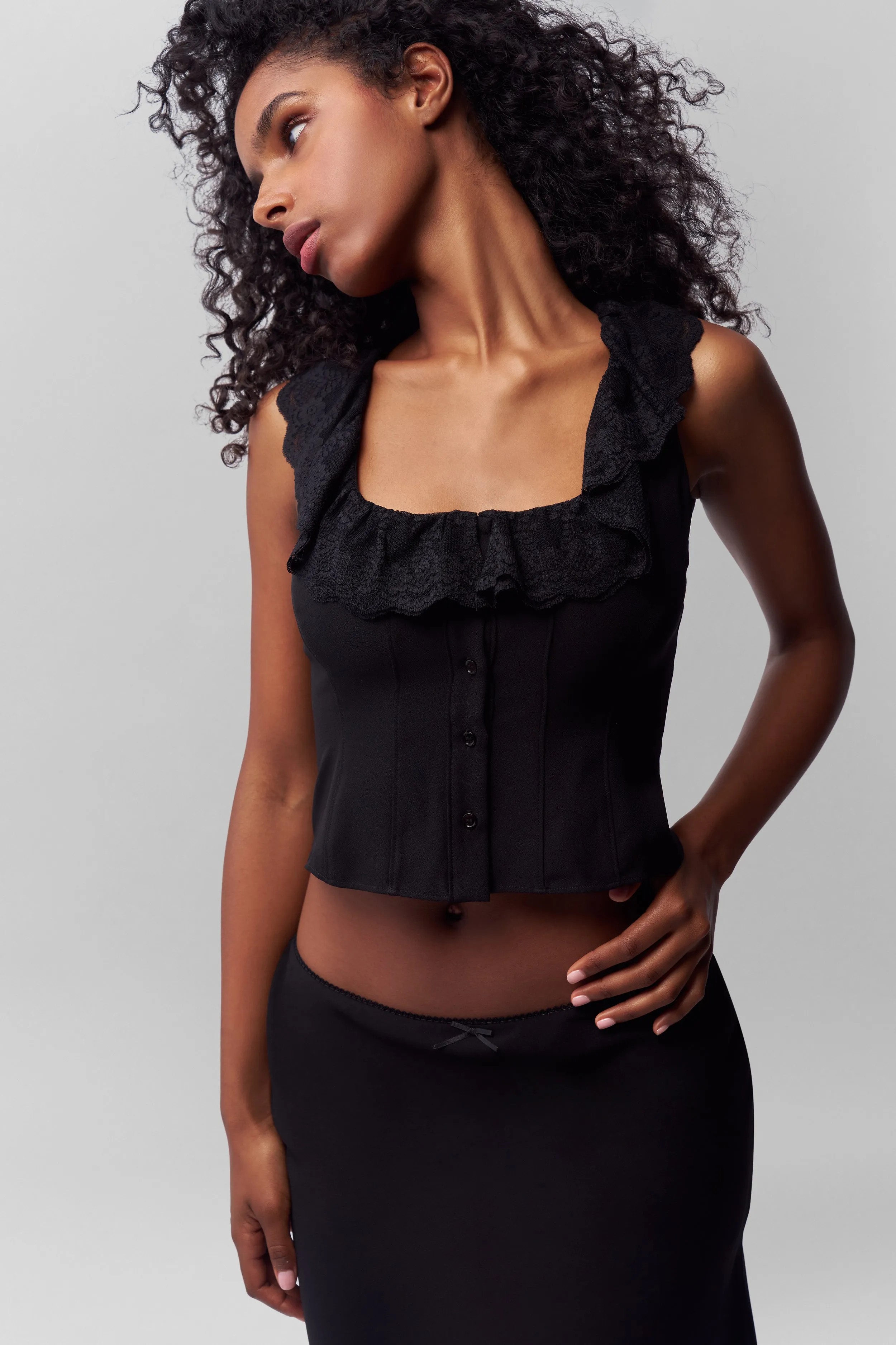 Paloma Skirt Soft Texture casual finish