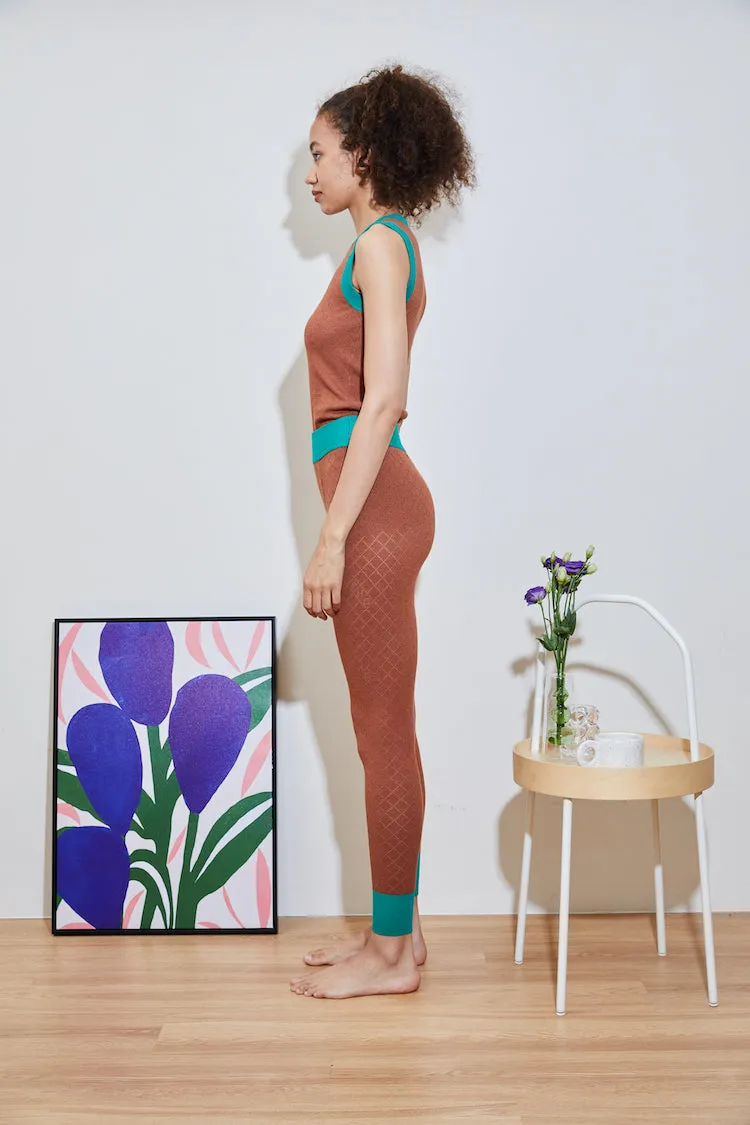 All Day Wear Comfort PEPPER hydraKNIT LEGGING brn