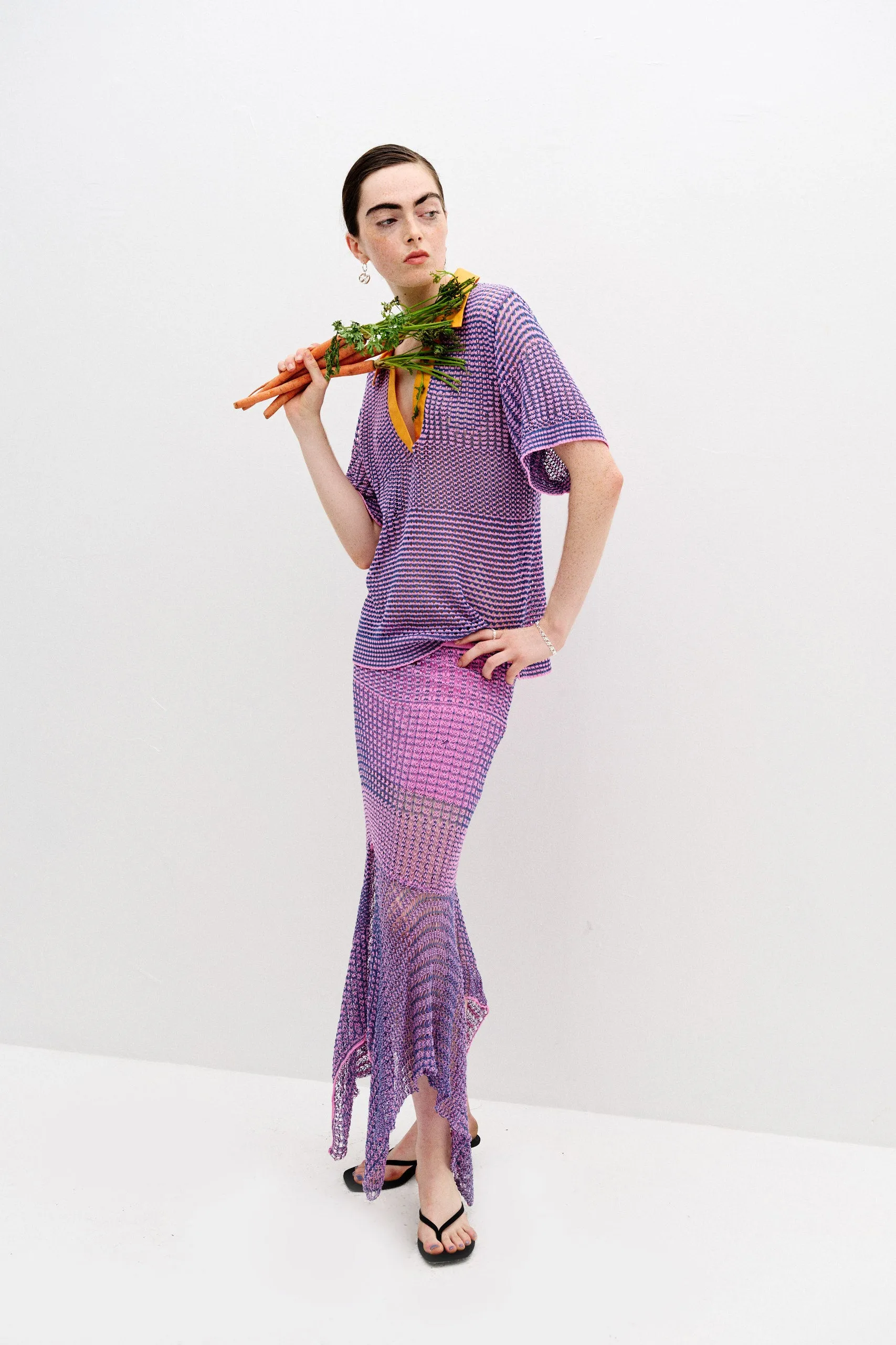 PICEA CROCHET MIDI SKIRT No Pinch Lightweight Layer