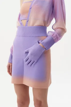 PICTOR "SPRAY PAINTED" MINI SKIRT WITH POCKET Dynamic Fit Casual Fit Design