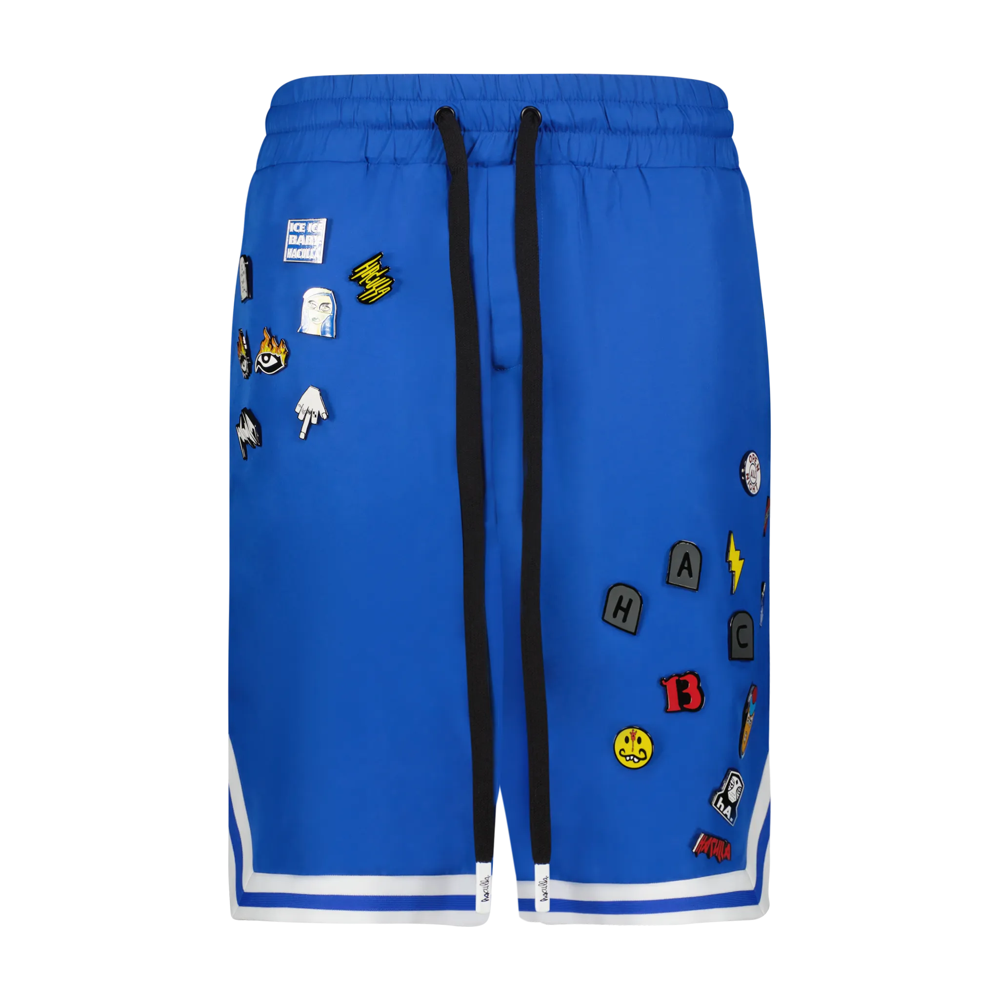 Body Contouring Body Stretch PIN EXPLOSION BASKETBALL SHORT BLUE
