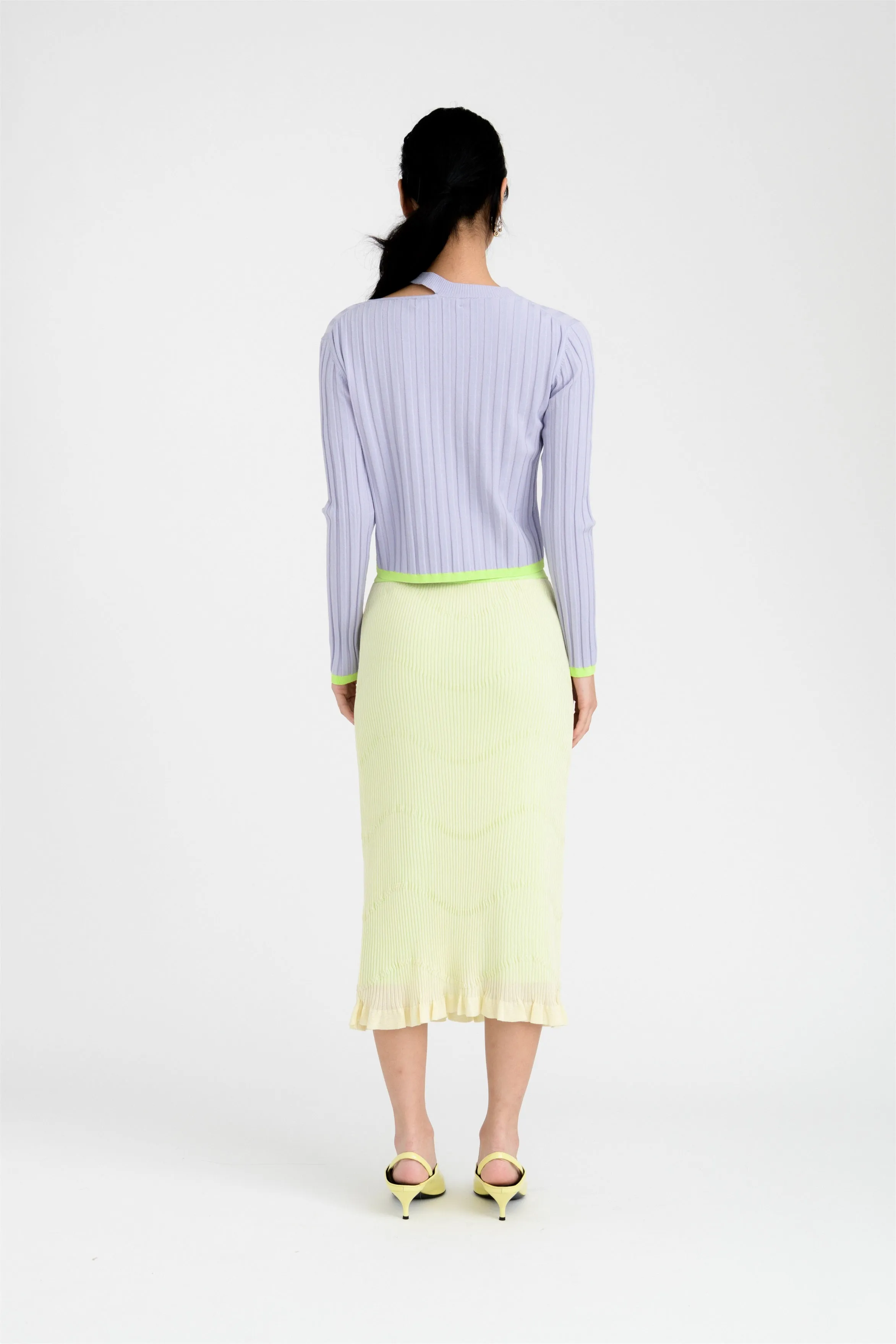 PIPE LONG SLEEVE CROPPED TOP AirflowVents Ventilated Panels