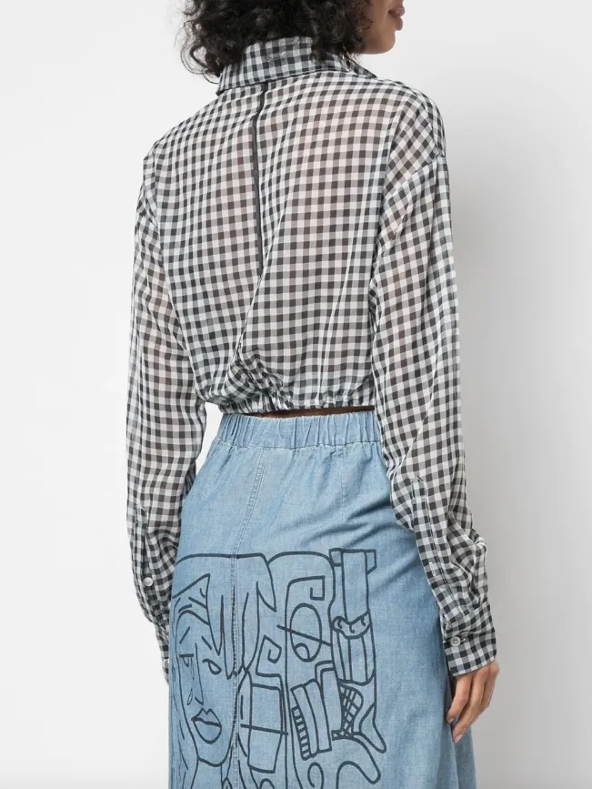 LongLastingColor PLAID BLOUSE