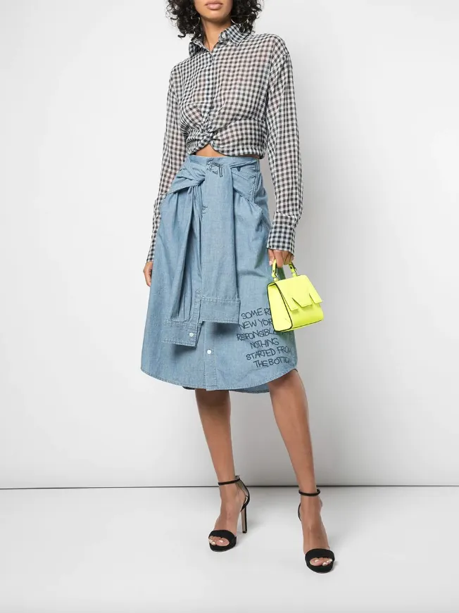 Everyday Wear High Quality Printing PLAID BLOUSE