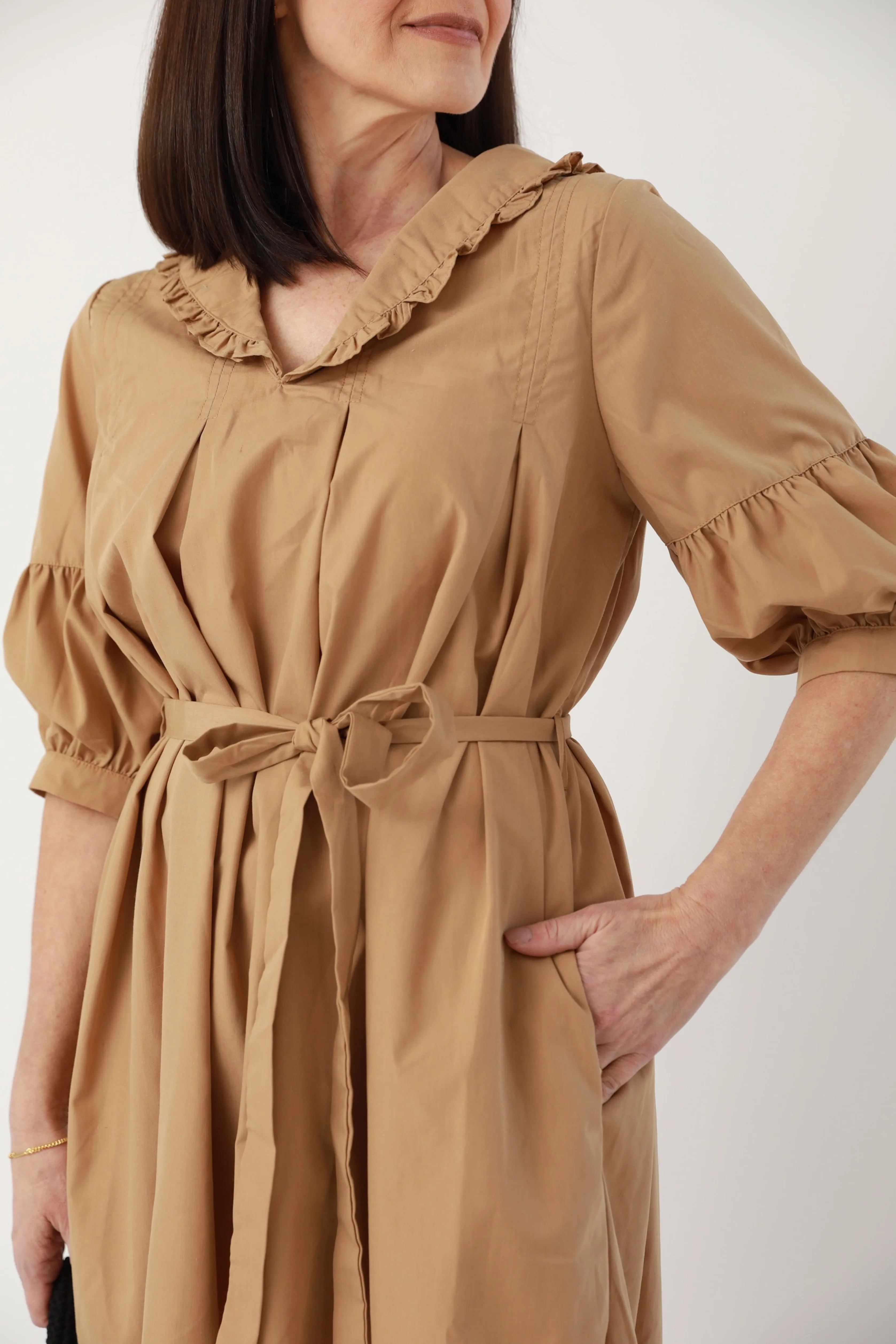 Eye Appeal Penny Poplin Midi