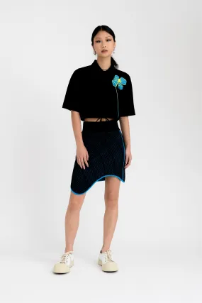 Raglan Sleeve Unstructured Fit ORCA ALGAE POLO SHIRT