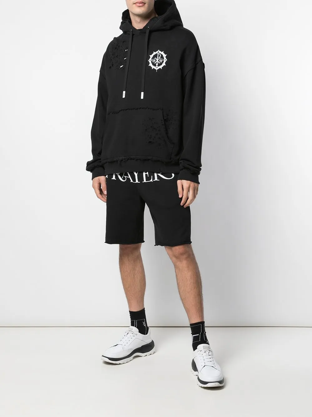 Oktoberfest wear POISON DROP SHOULDER HOODIE BLACK