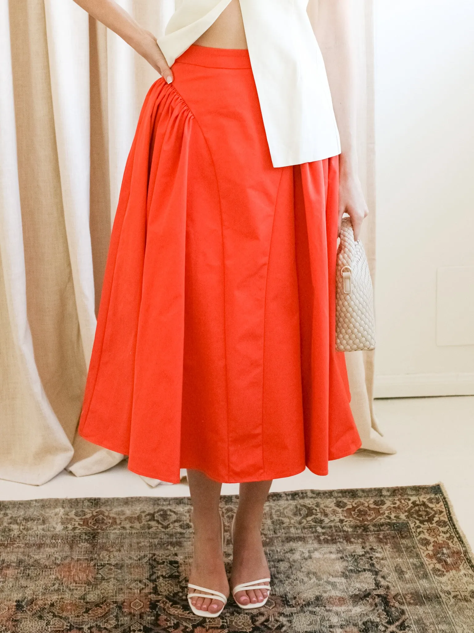 Poppy Midi Skirt Back Slit