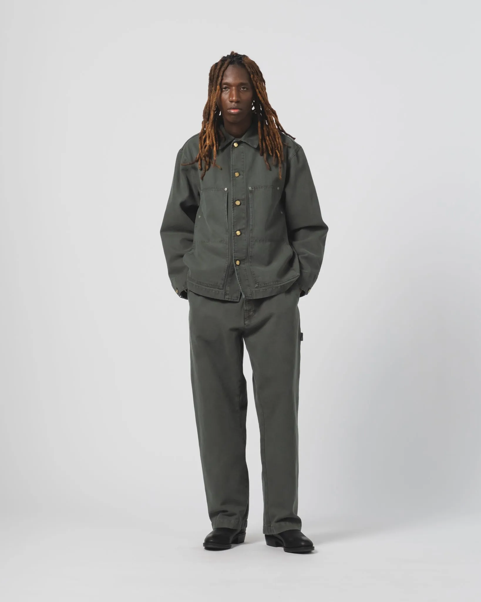 FlexibleFit NonChafing Seam Placement Arizona Jacket Canvas Forest Green