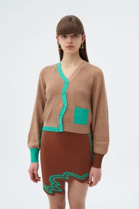 EILISH SIGNATURE WAVY MINI SKIRT IN ECO YARN Comfort Fit Wear Effortless Fit