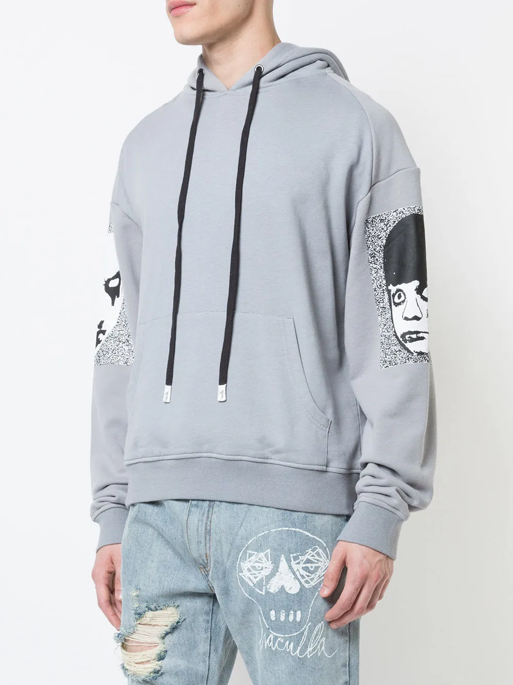 Drawcord Hem PRAY FOR REVOLUTION HOODIE