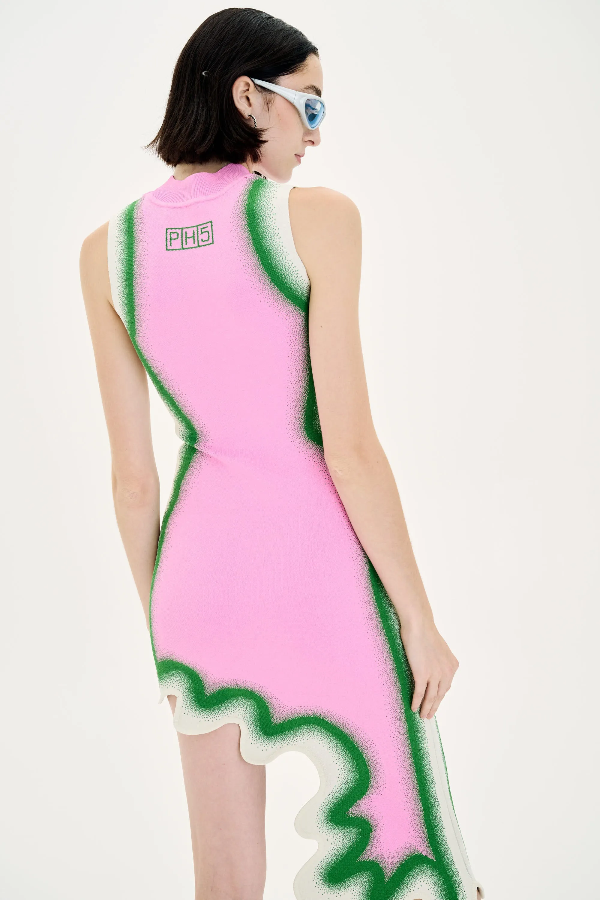 BROOKLYN WAVY ASYMMETRIC DRESS Fit For All