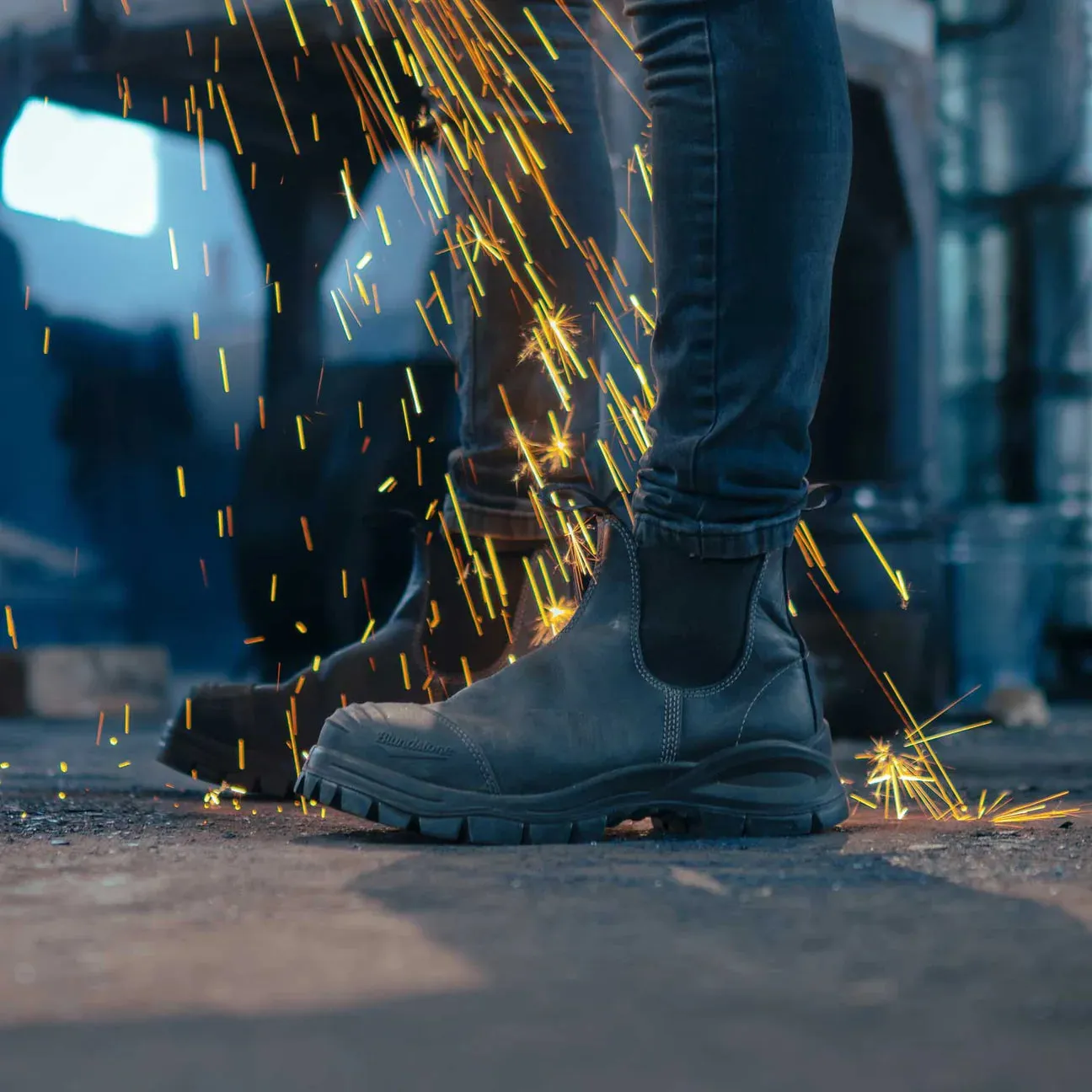 XFR Work & Safety Steel Toe Work Boots 968 Mud Resistant Urban Commute