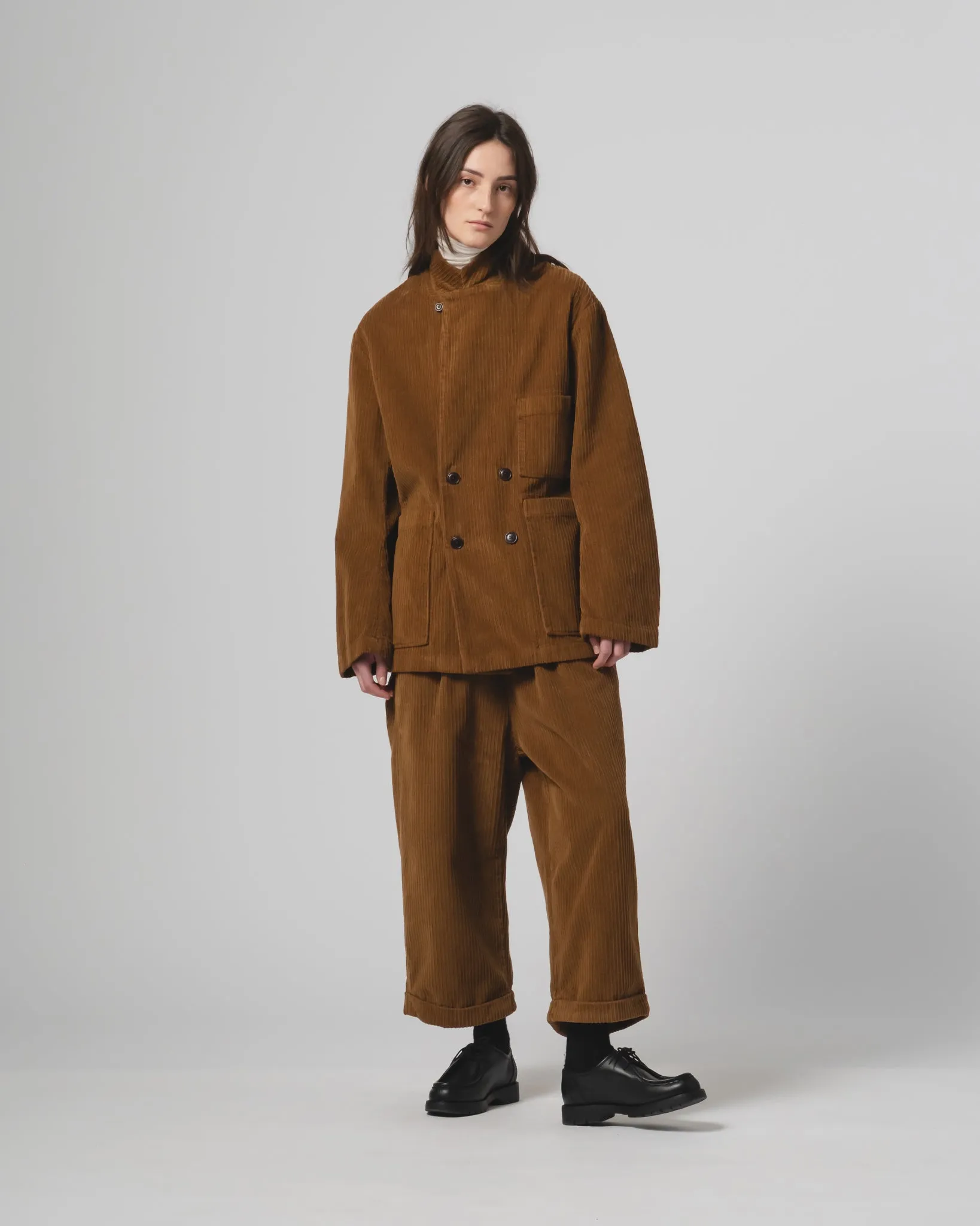 G.o.D Maxi Blazer Dream Cord Monk Adjustable Detachable Hood