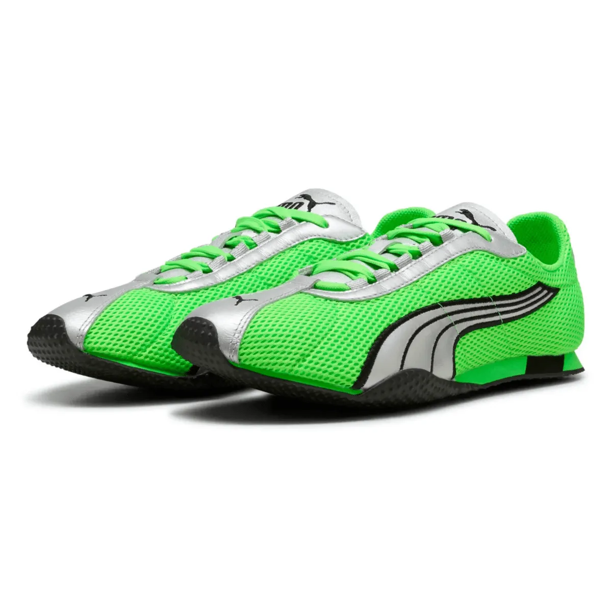 Puma Men's H-Street OG Fizzy Green/PUMA Silver Sneaker Fit Comfortable ankle support