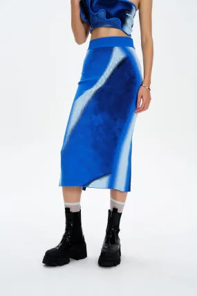 Quick Comfort Design SOPHIE CHERRY PRINT MIDI SKIRT