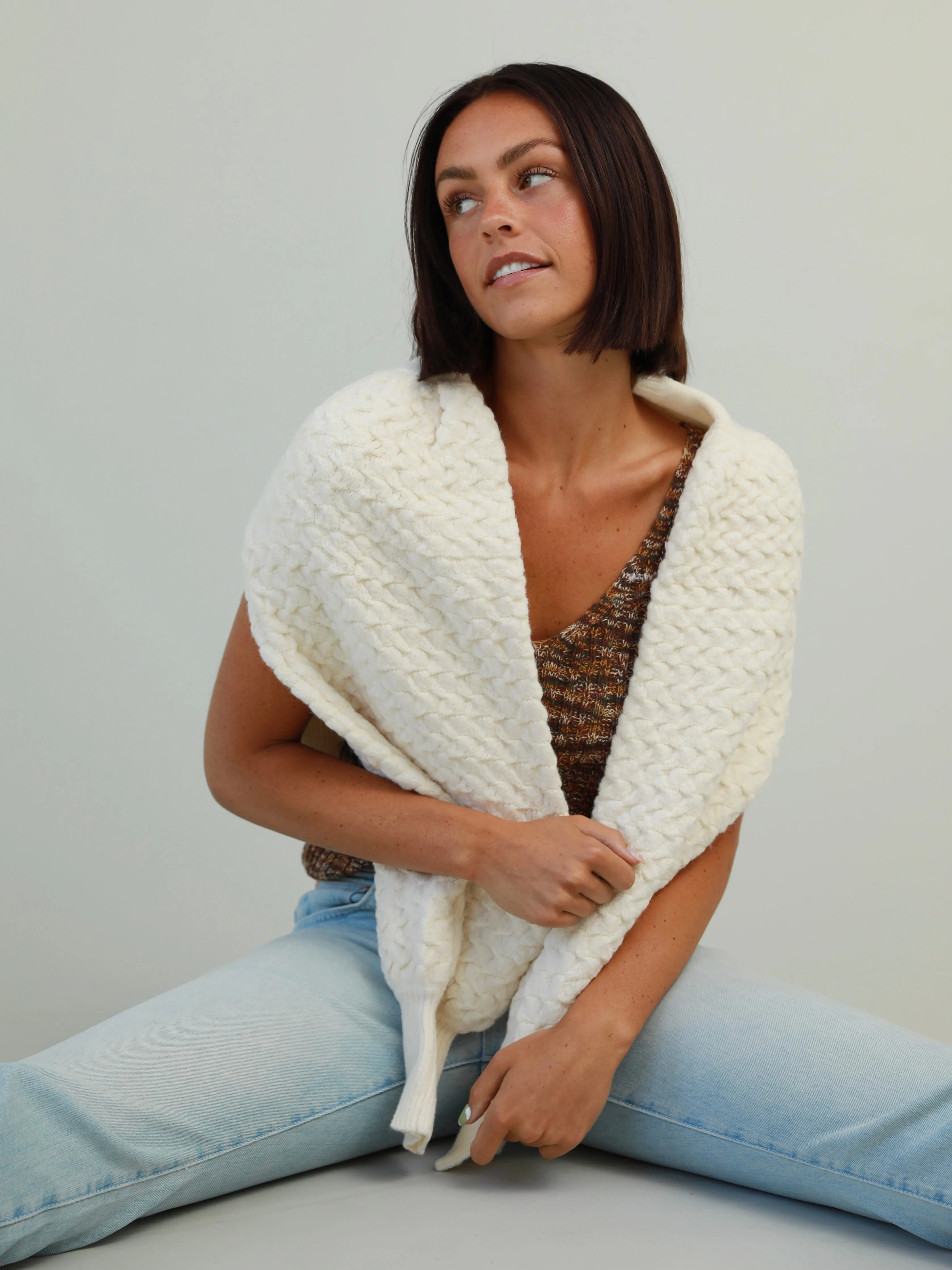 Premium Cotton Blend Warm & Soft Cafe Mocha Knit