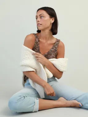 Stylish Knit Layer Cafe Mocha Knit