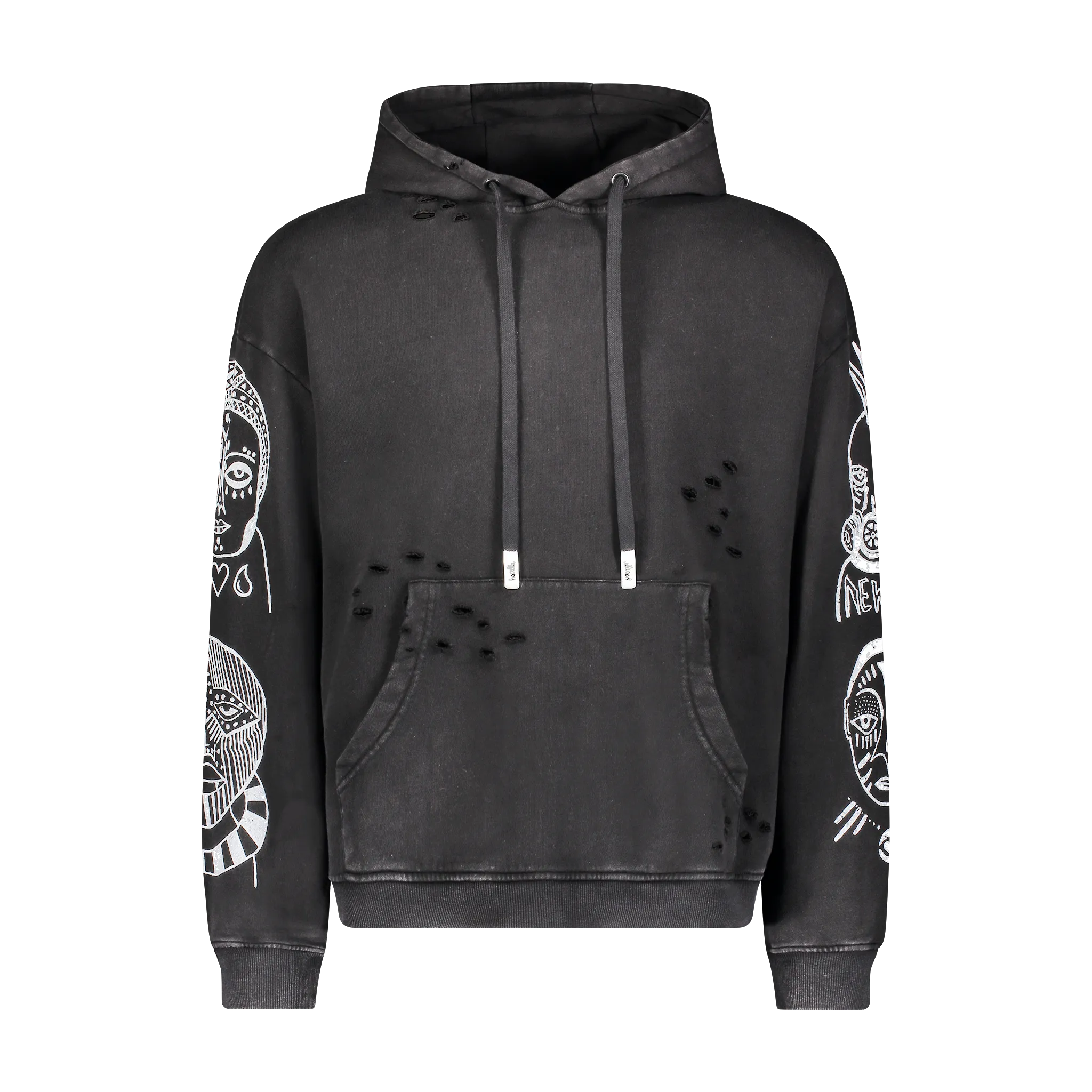 Versatile Piece Frog like HAC SOULS HOODIE BLACK