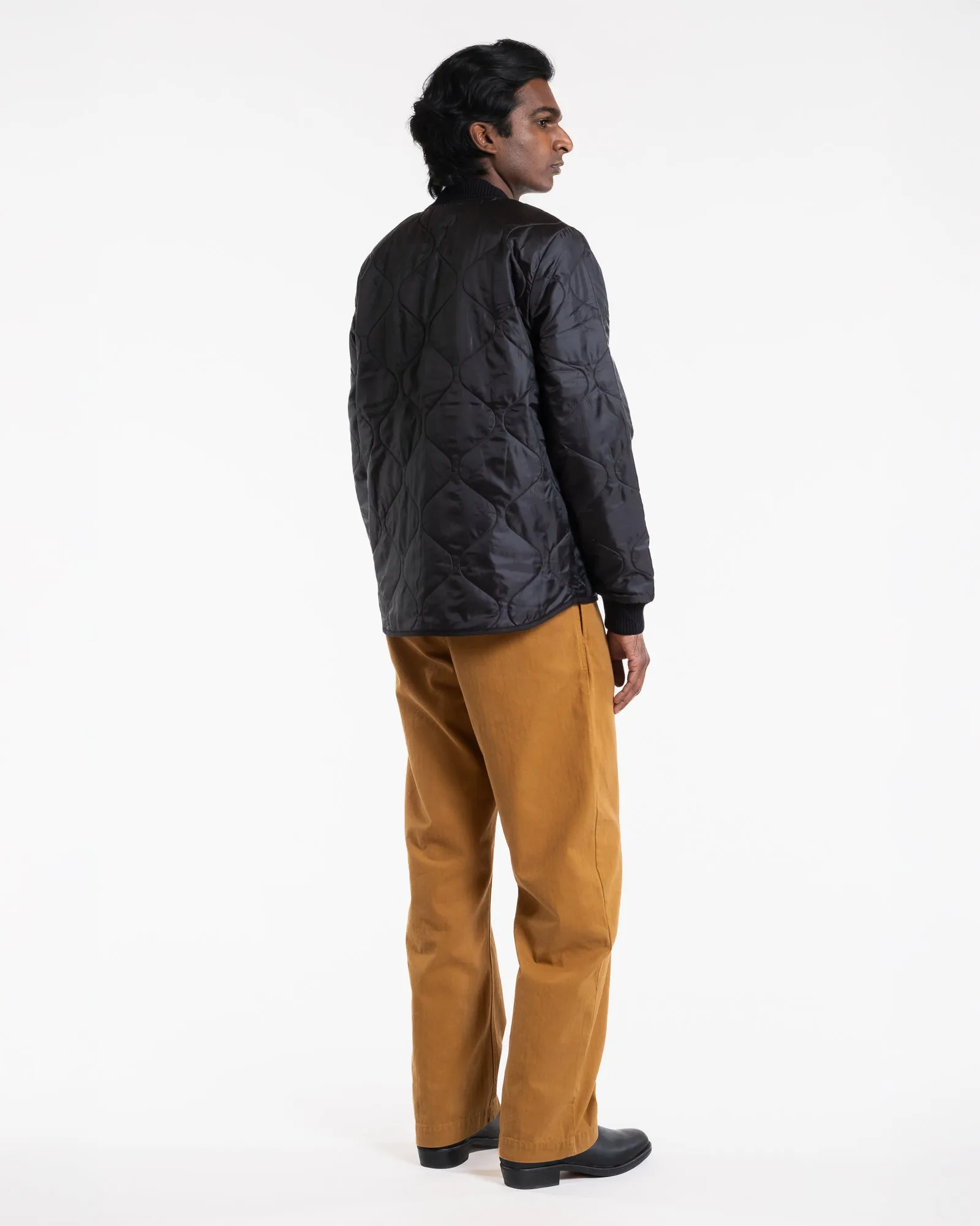 QN Type 2 Frostbite Quilted Nylon Black Expandable Side Gussets Fit For Daily