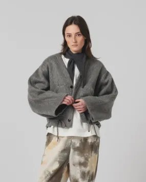 Thermal Retention Layer High Collar Options G.o.D Reactor Jacket Mohair Fleece Asphalt