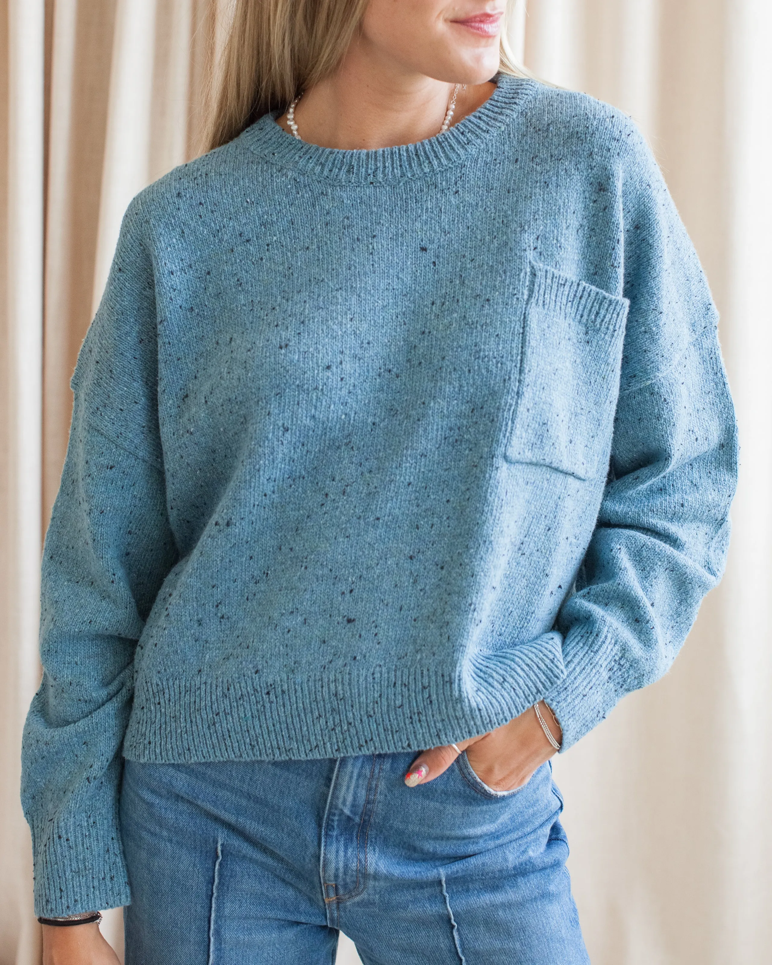 Quinn Sweater - Blue Versatile Fit