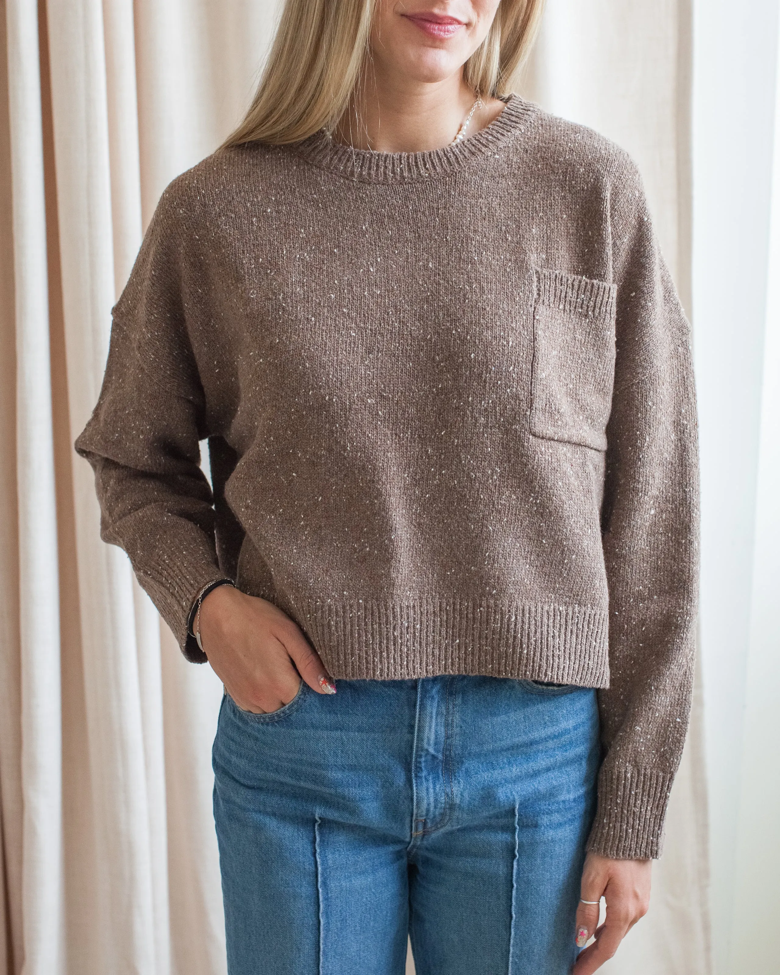Layering Fit Quinn Sweater - Brown