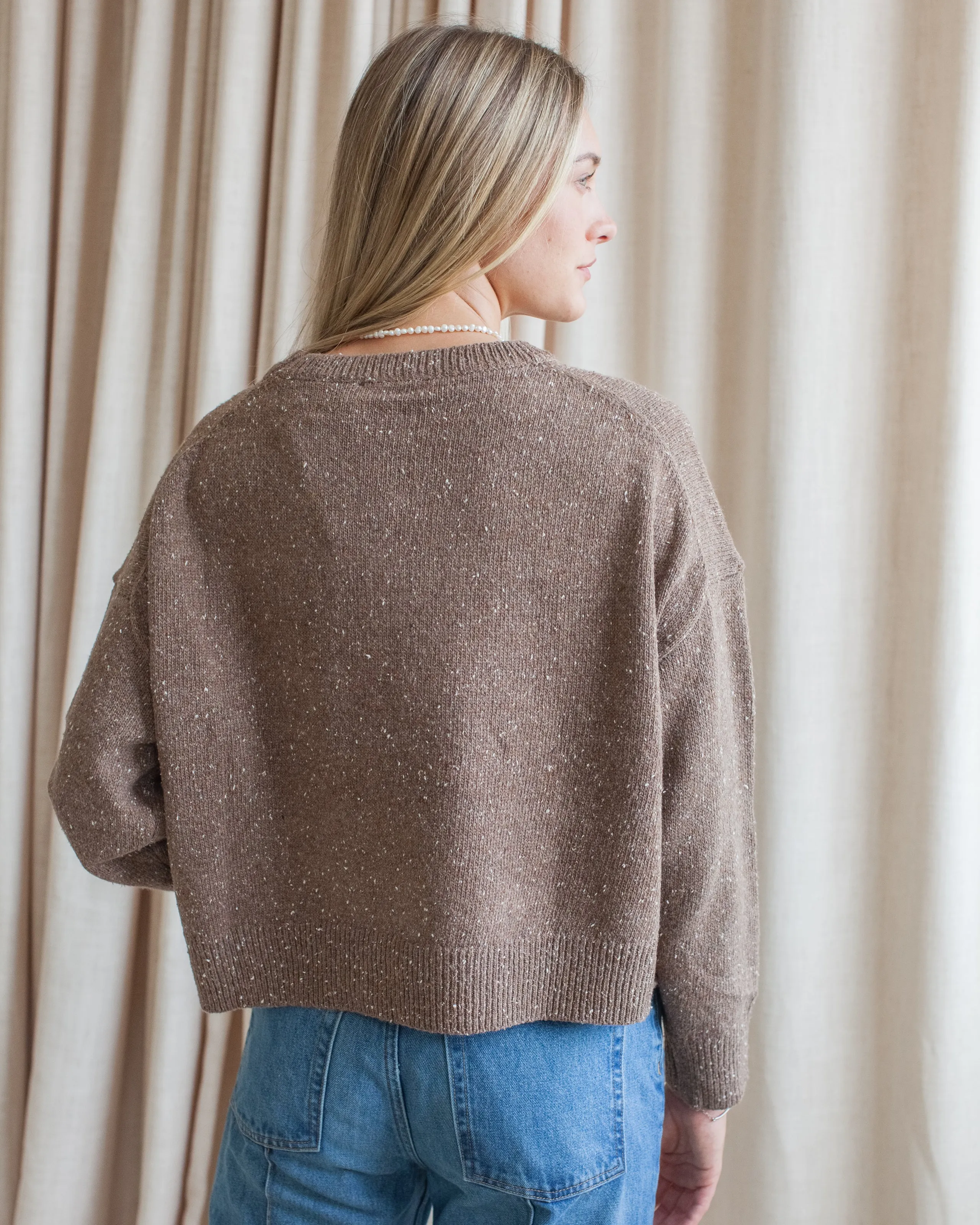 Quinn Sweater - Brown Chilly Chic