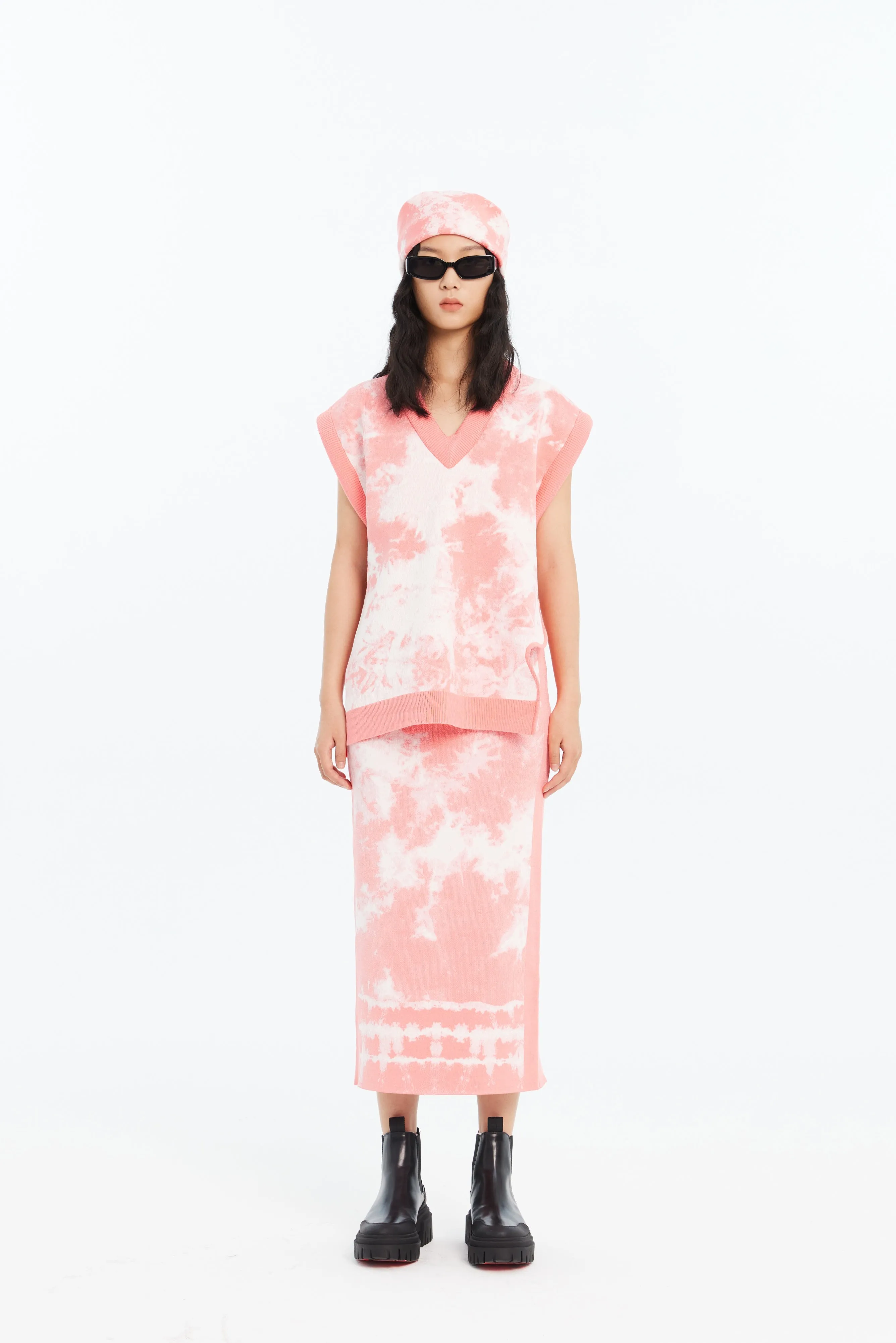 Chill Ready REESE ECO "TIE DYE" MIDI SKIRT