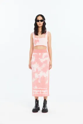 REESE ECO "TIE DYE" MIDI SKIRT Fit Flex Durable Hemming