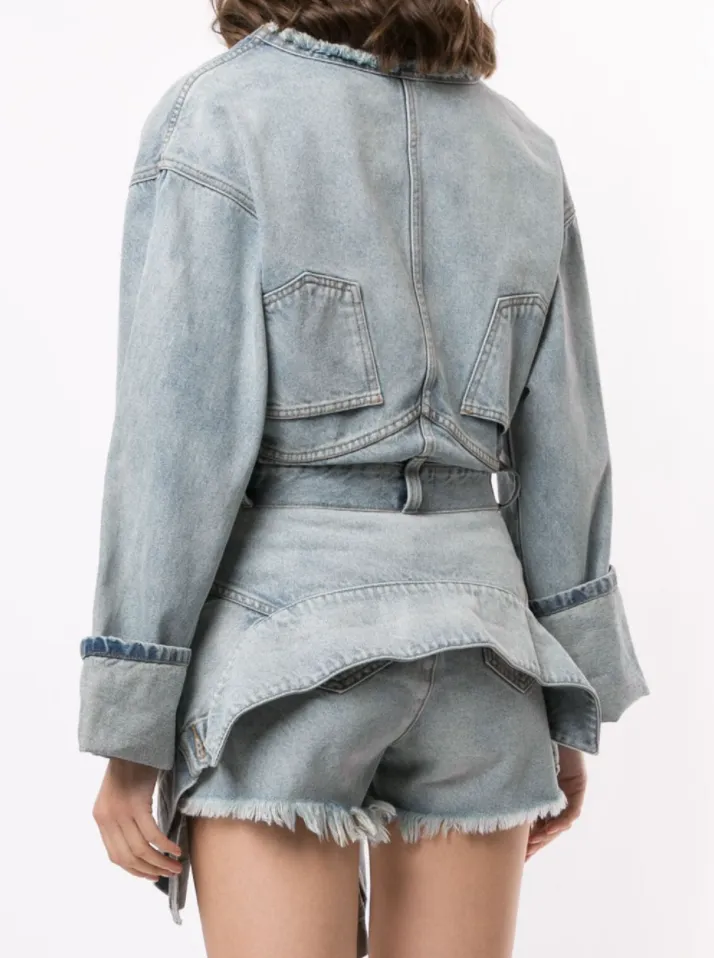 Trail To Town HYBRID DENIM JACKET BLUE WASH