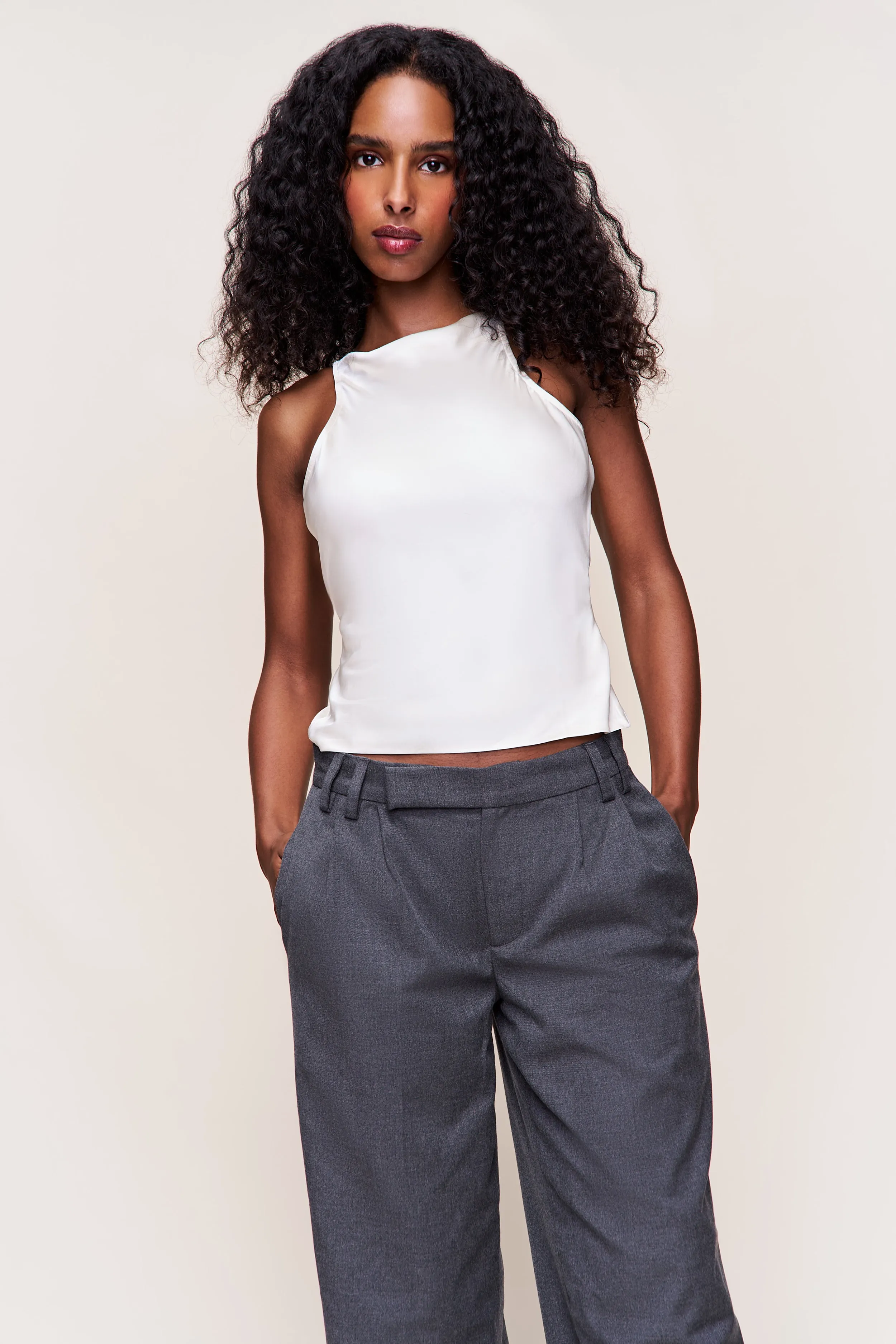 Ergonomic Pattern Design Regine Cowl Neck Top