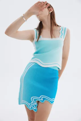 ZANE WAVY CROPPED TANK ErgonomicShape