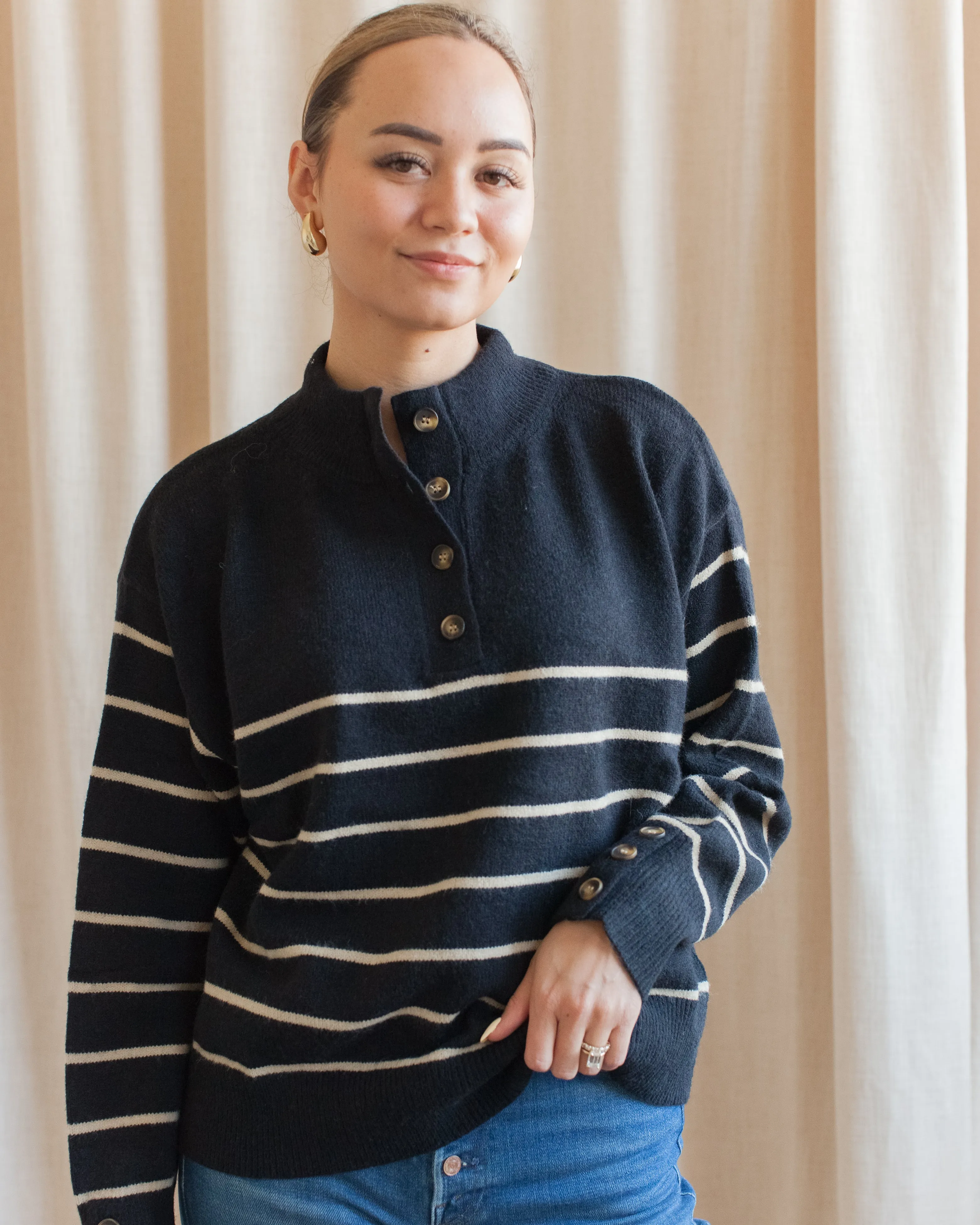 Marlow Button Up Sweater Knit Wearable