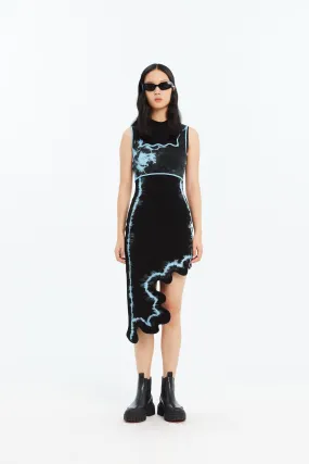 All Over Print Technique AUBREY ECO "TIE DYE" BRA TOP