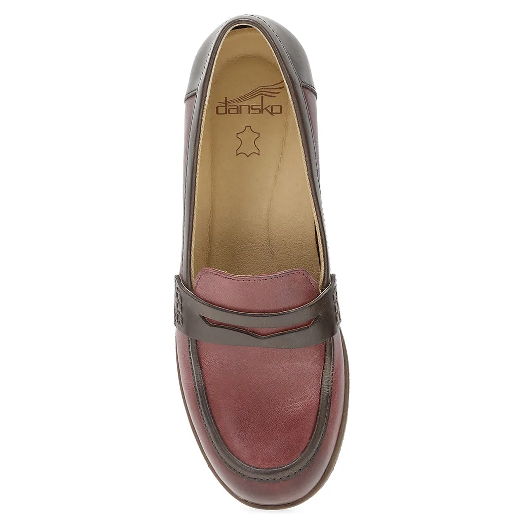 Womens Dansko Danica in Plum/Chocolate Daily Motion