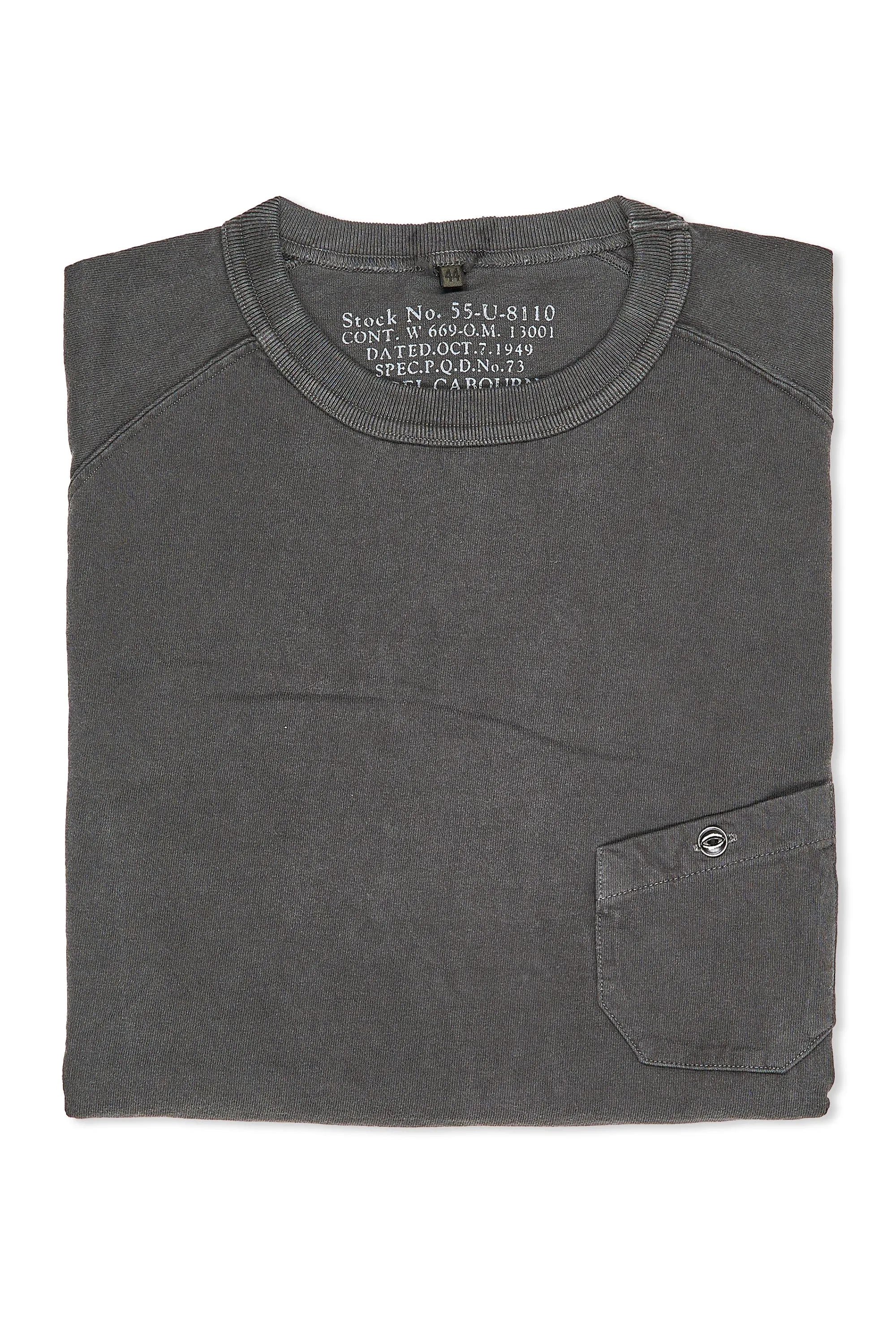 Camouflage Print Nigel Cabourn Charcoal 9.5oz Basic T-shirt