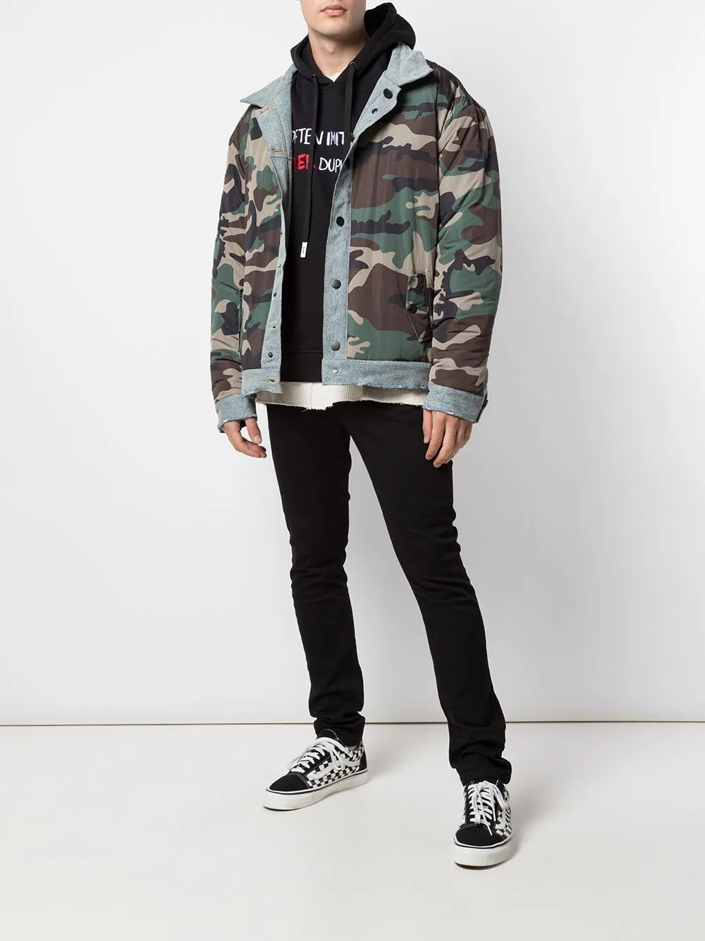 REVERS3 INVERS3 TWO-WAY DENIM JACKET DualLayer Weave