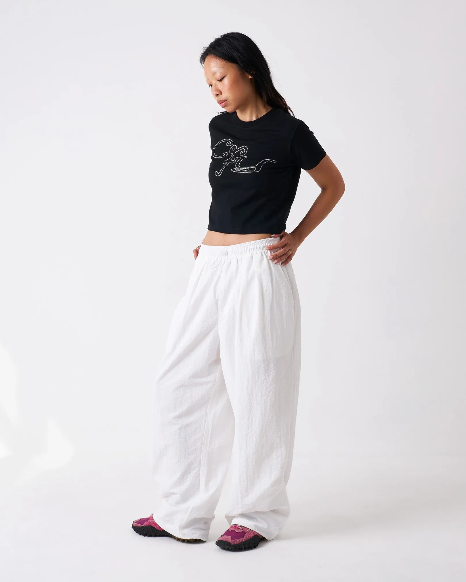 Sporty Appeal Rhinestone Baby Tee