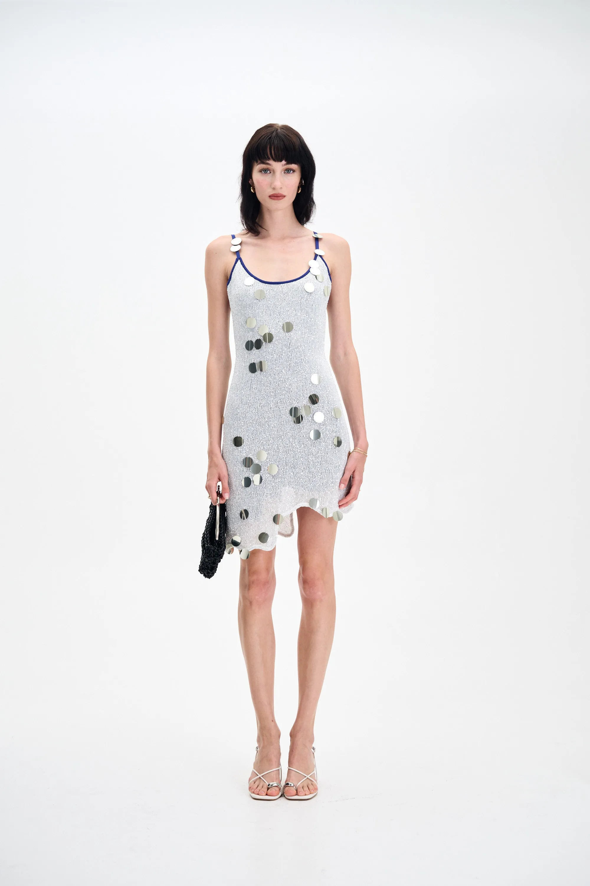 BINDI SEQUINS DRESS Ombre-Effect