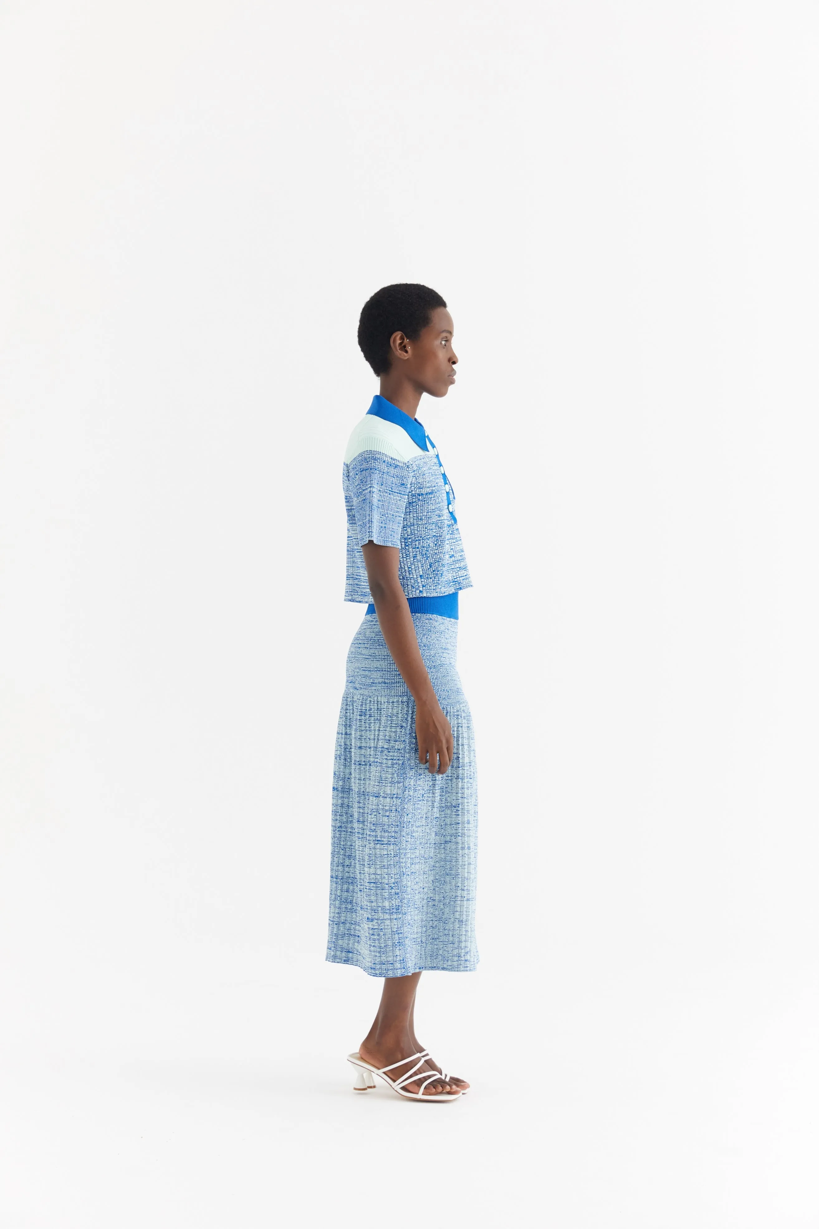 RONIN CROPPED POLO SHIRT LongSleeve Sustainable Textile