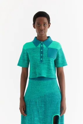 RONIN CROPPED POLO SHIRT SnagProof Tear Resistant