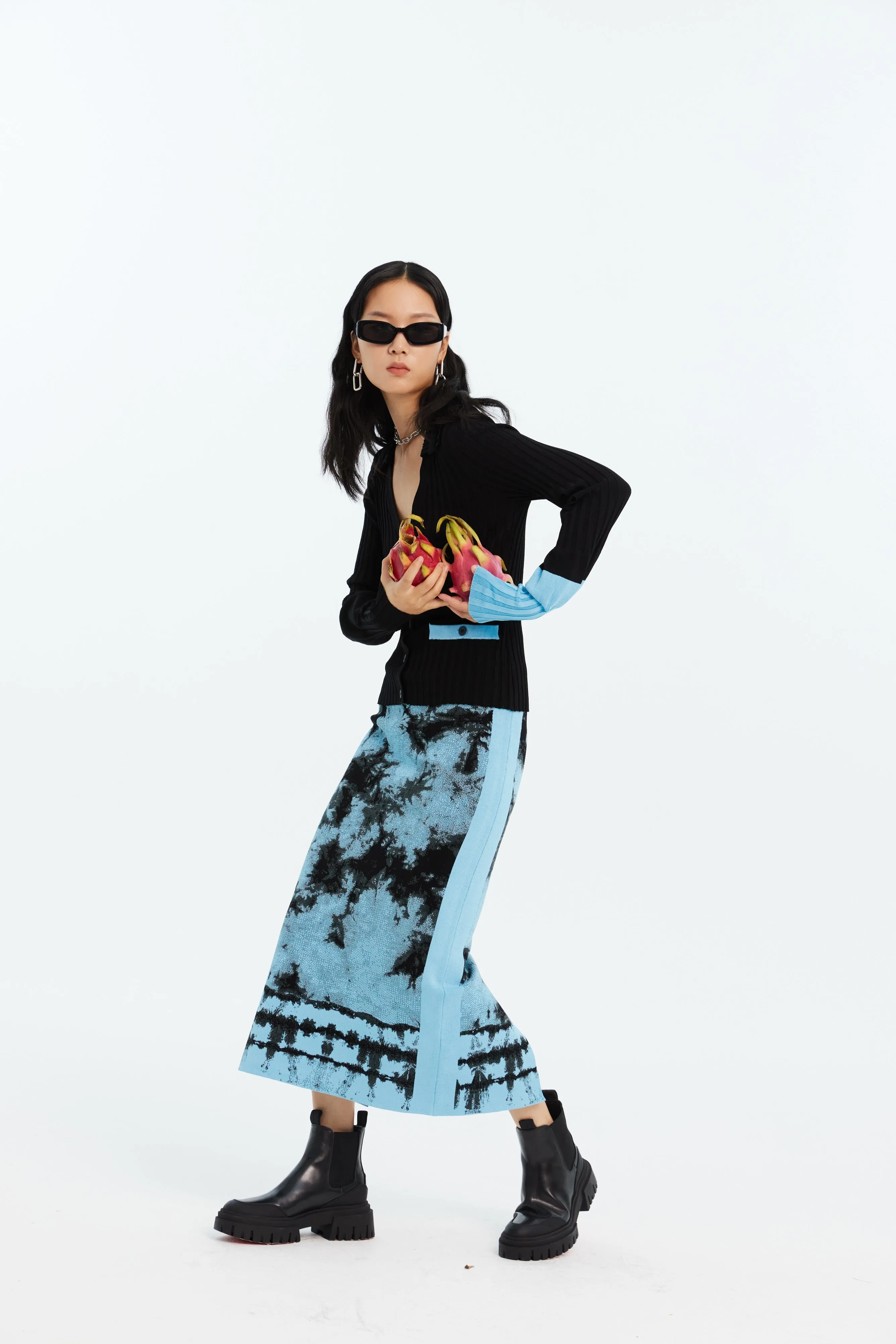 Reinforced Shoulder Panels RORY ECO V-NECK CARDIGAN