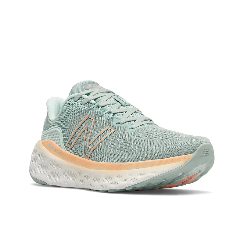 EVA sole Fresh Foam X More v4 - Storm Blue with Light Mango - Women's
