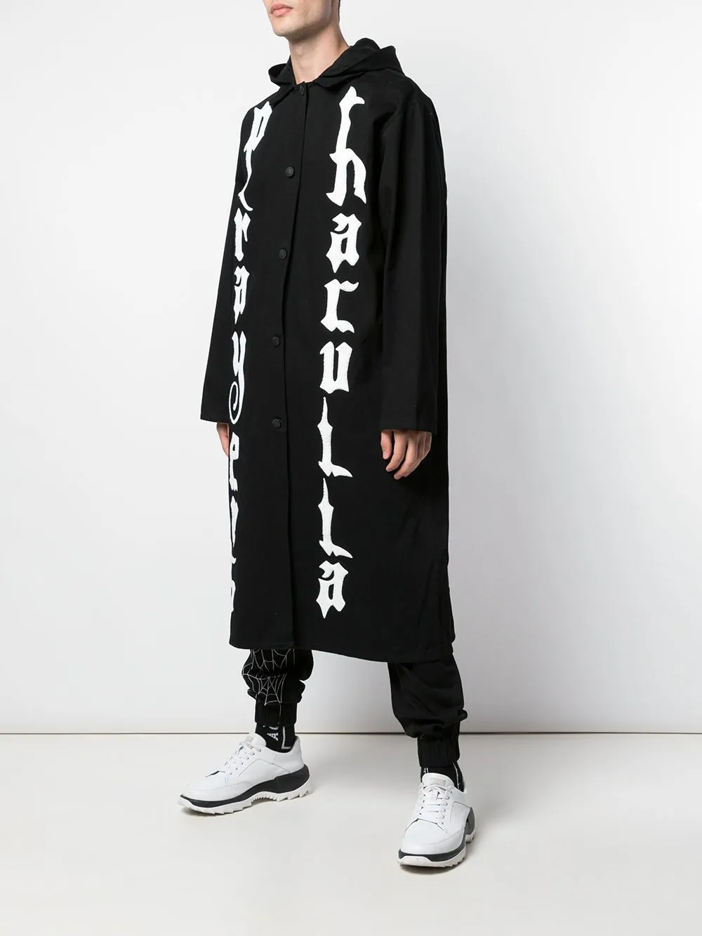 MOTHER LONG HOODED JACKET BLACK TearResistantOuter HybridLayerCompatibility