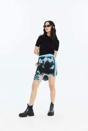 Eco Friendly Fabric Sport Comfort SALEM ECO "TIE DYE" WAVY MINI SKIRT