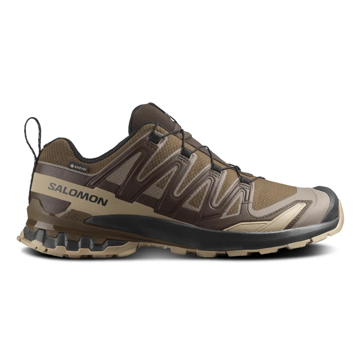 Salomon Men's XA Pro 3D V9 Gore-Tex Dark Earth/Desert Tan/Black Everyday Runner