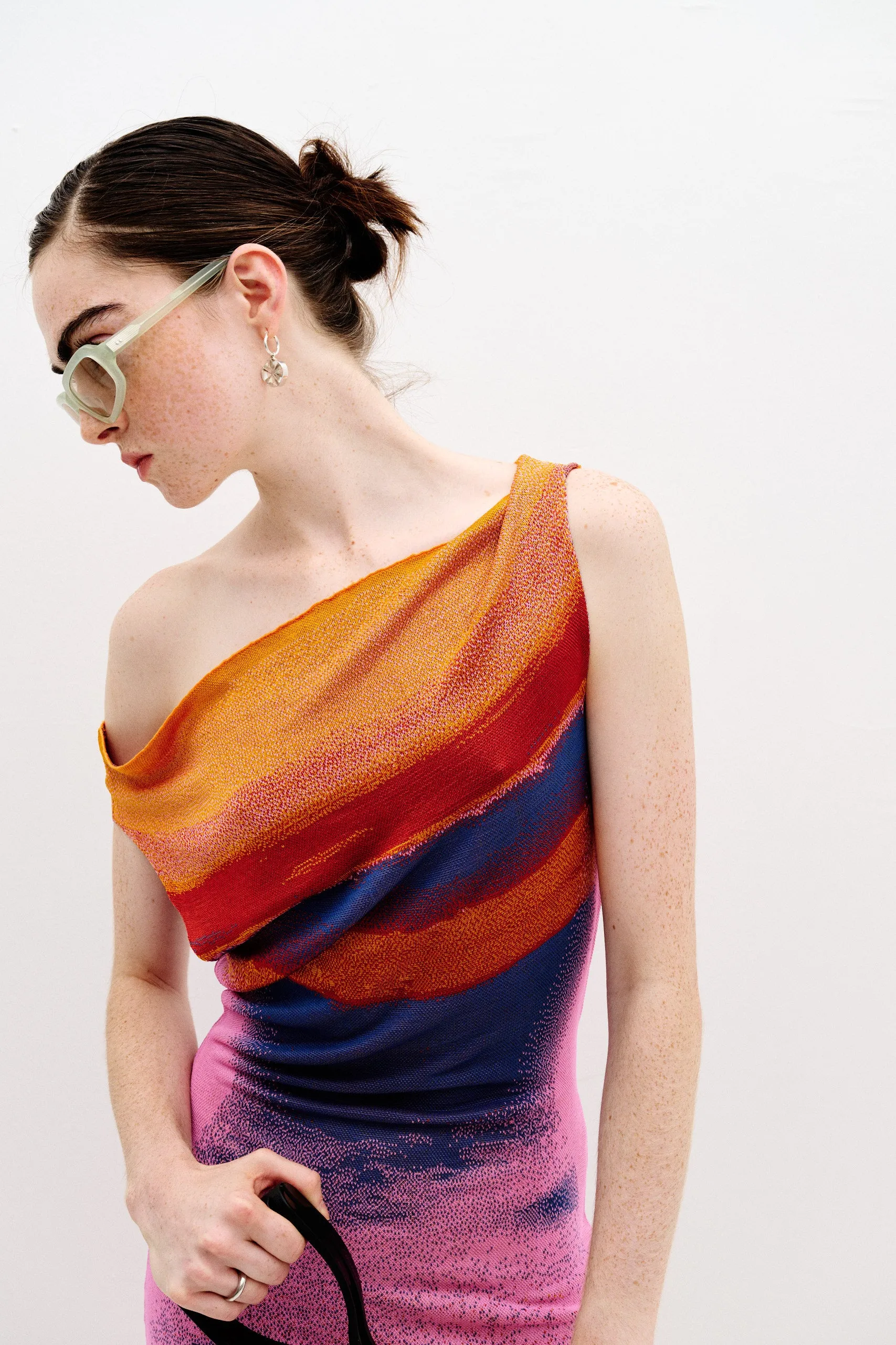 Mature Glam SALVIA LAKE PRINT MINI DRESS