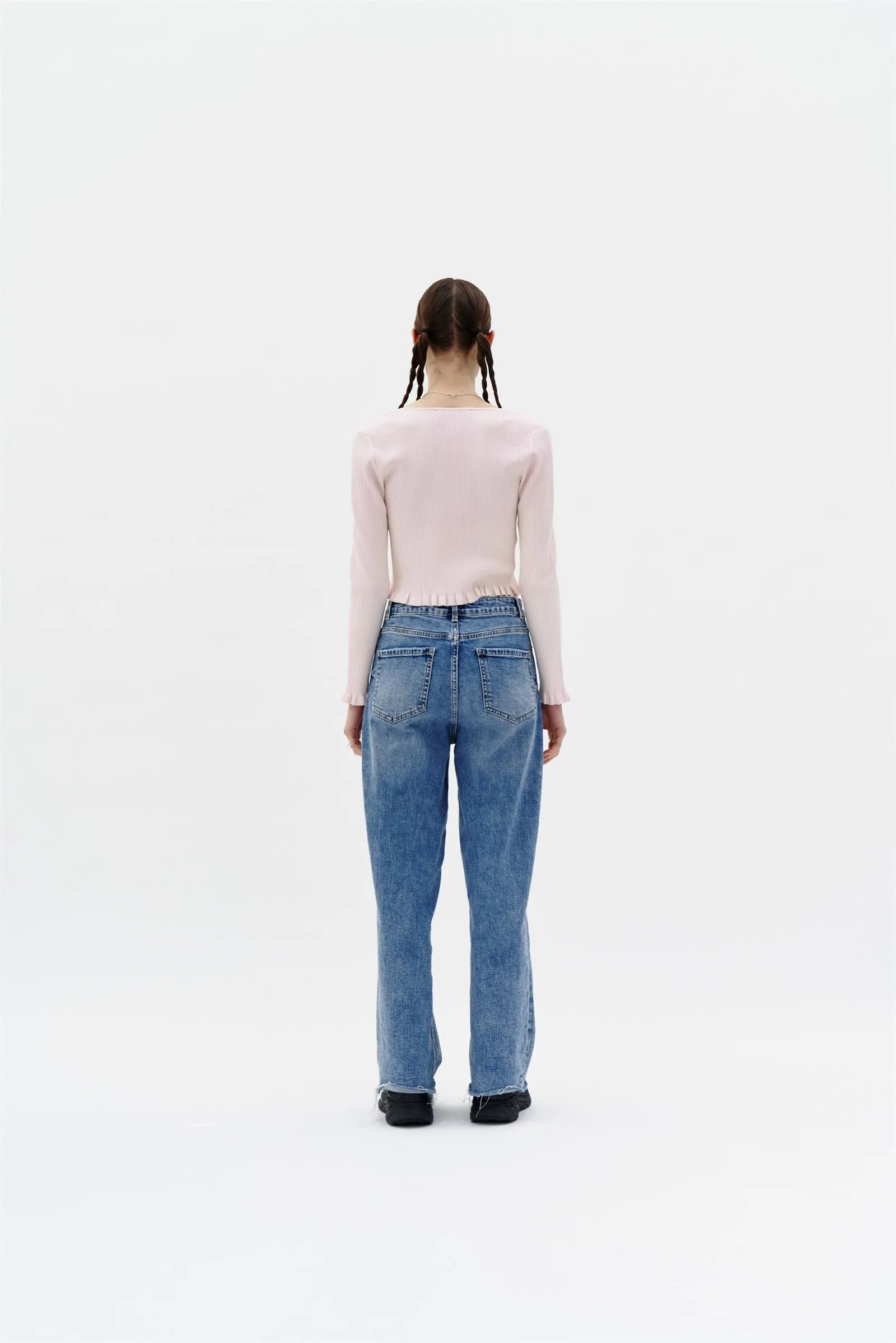 Pattern Print SANDY UV REACTIVE CROPPED CARDIGAN