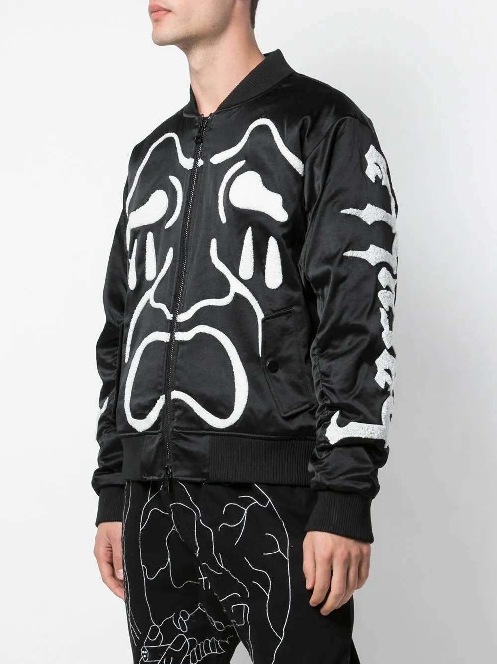 SCREAM BOMBER BLACK Multi Use Piece Water Resistant Shell
